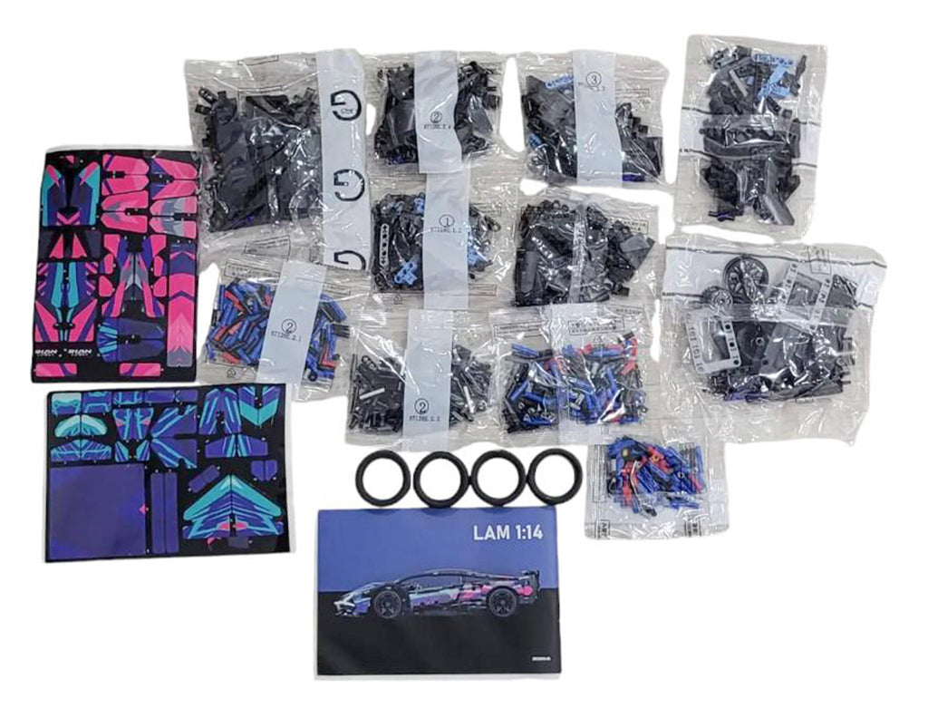 Sports Car blocks 1280 pcs.