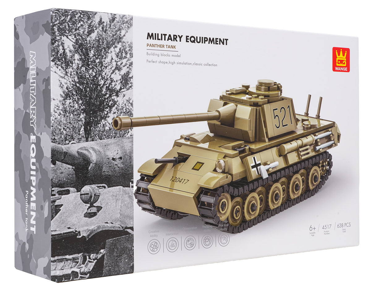 Green Tank Building Blocks Set 638 pcs.