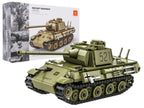 Green Tank Building Blocks Set 638 pcs.