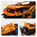 Sports Vehicle Set of 1620 Orange Pieces
