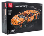 Sports Vehicle Set of 1620 Orange Pieces