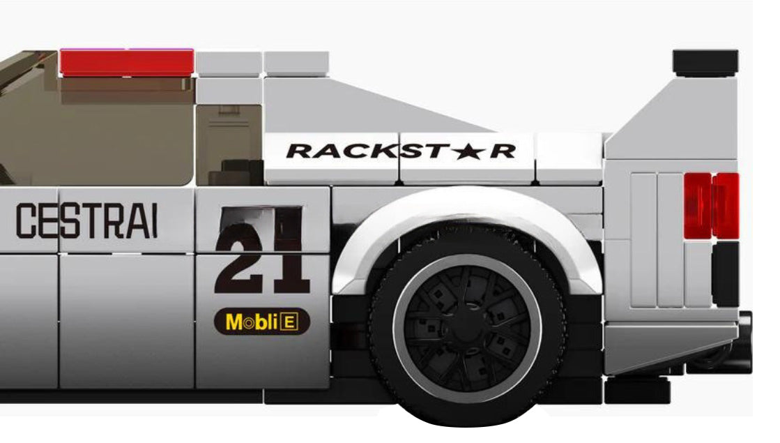 Sports Vehicle Brick Set White 411pcs.