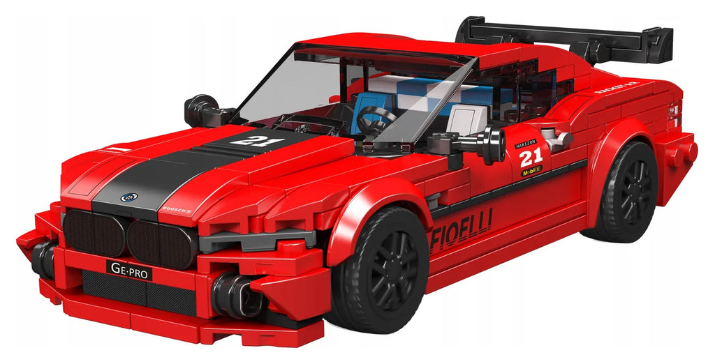 Sports Vehicle Brick Set Red 481 pcs.