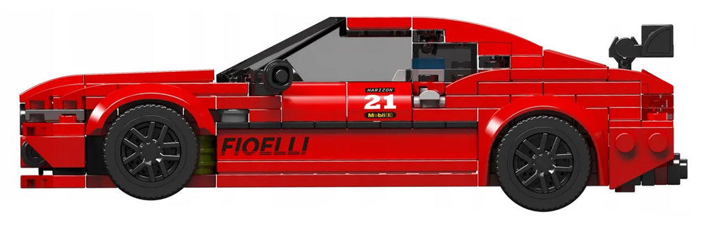 Sports Vehicle Brick Set Red 481 pcs.