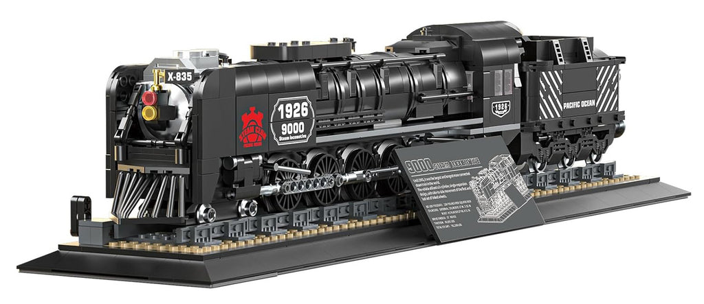 Retro Locomotive Building Blocks Set 1546pcs.
