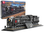 Retro Locomotive Building Blocks Set 1546pcs.