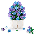 Purple Flowers Building Blocks Set 570pcs.