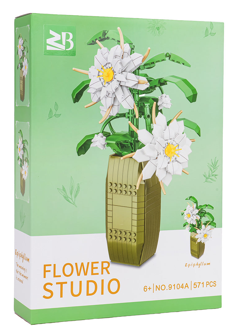 White Flowers Block Set 571 pcs.