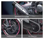 Motorcycle Racer Building Blocks Set Pink 2066pcs.