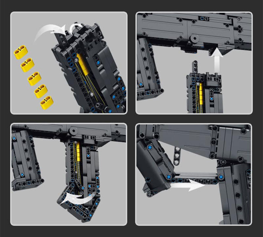 Military Rifle Building Kit 1133pcs.