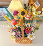 Spring Bouquet in a Basket Building Blocks Set 1615 pcs.