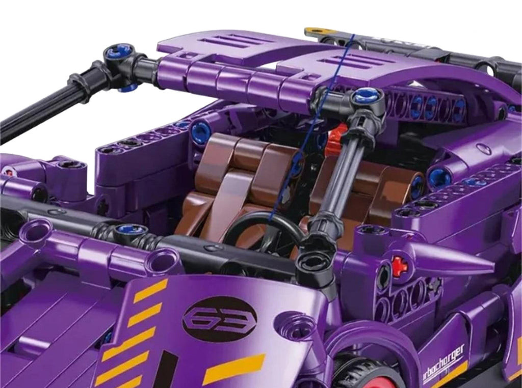 Sports Car Brick Set Purple 470pcs.
