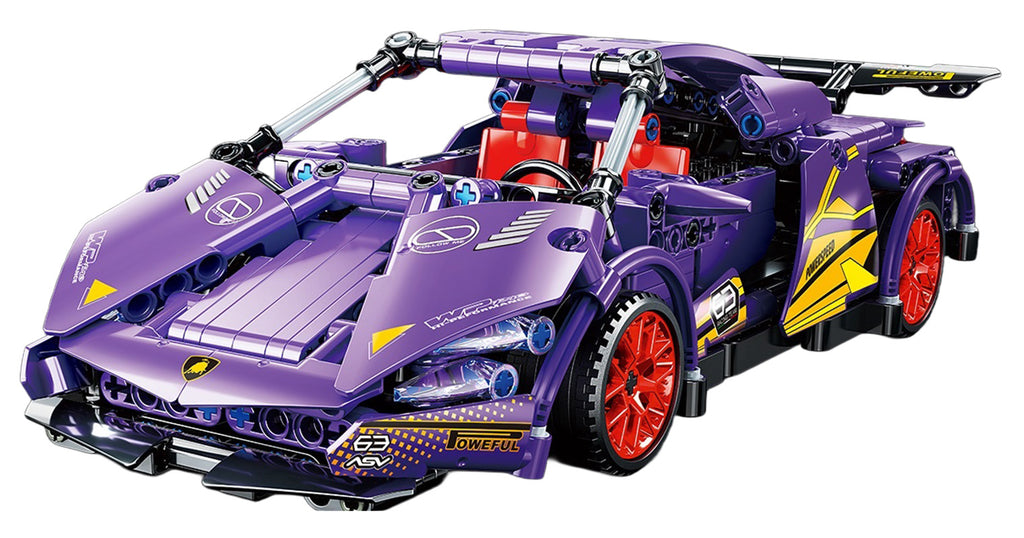 Sports Car Brick Set Purple 470pcs.