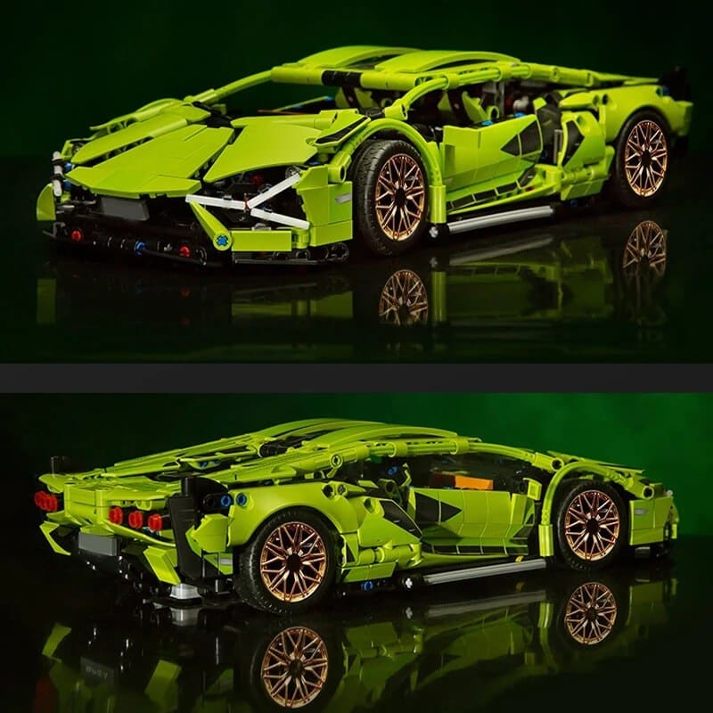 Sports Car Brick Set Green 470pcs.