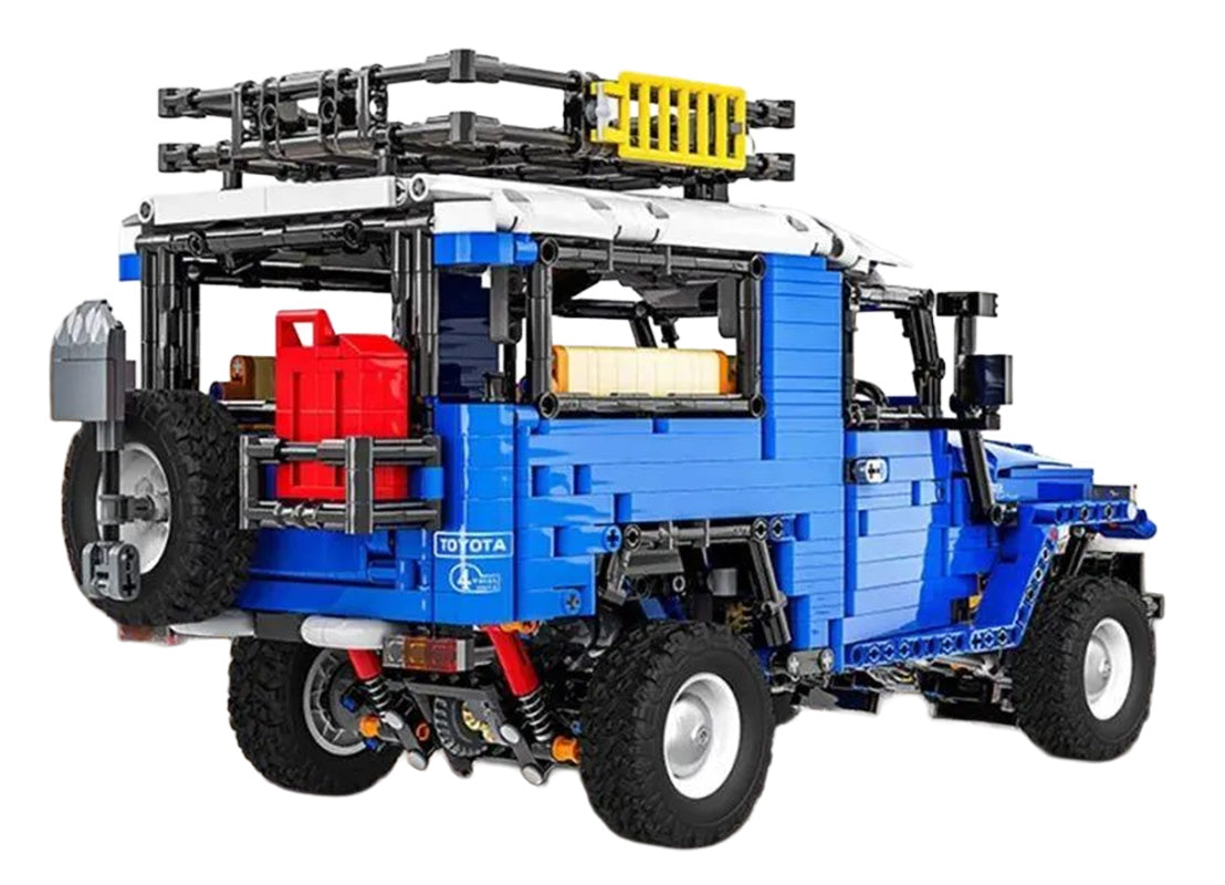 Set of 2087 Off-road Vehicle Building Blocks Blue