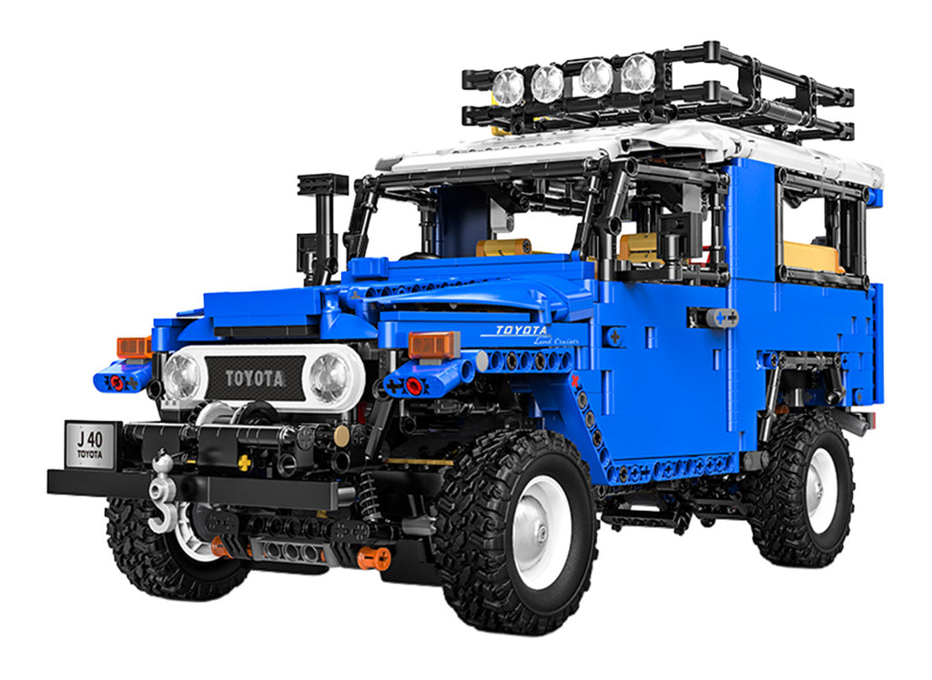 Set of 2087 Off-road Vehicle Building Blocks Blue