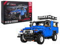Set of 2087 Off-road Vehicle Building Blocks Blue