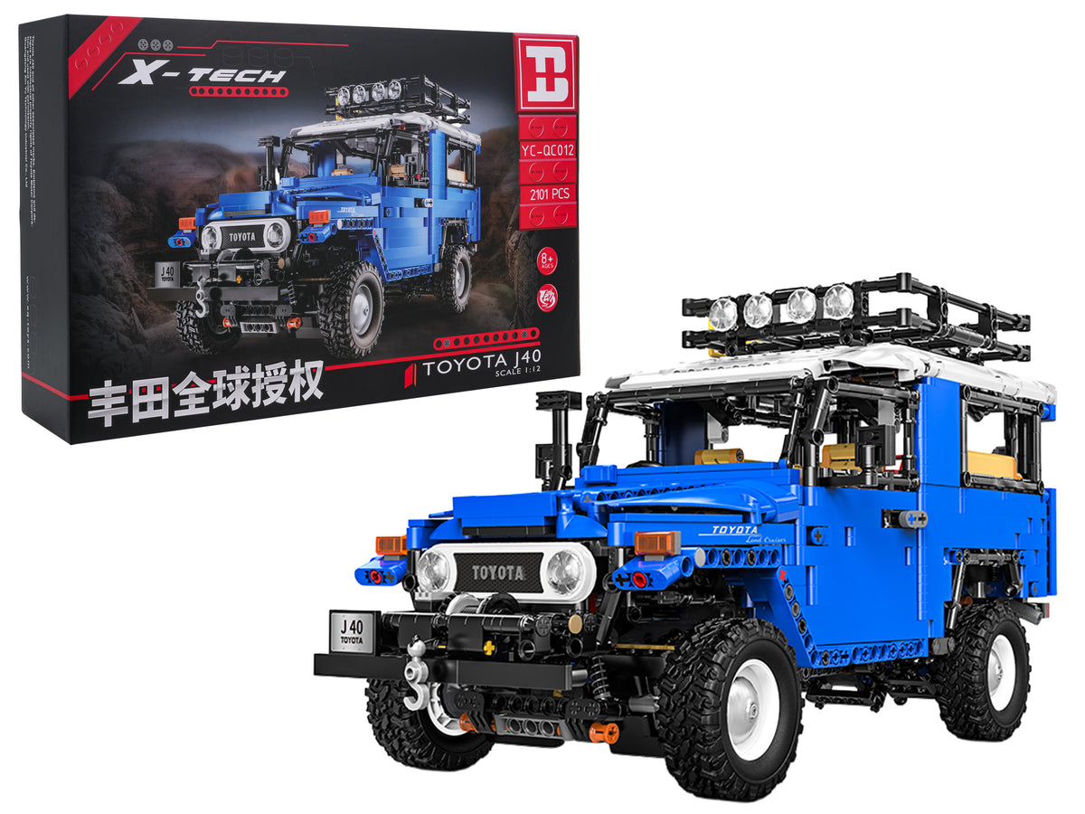 Set of 2087 Off-road Vehicle Building Blocks Blue
