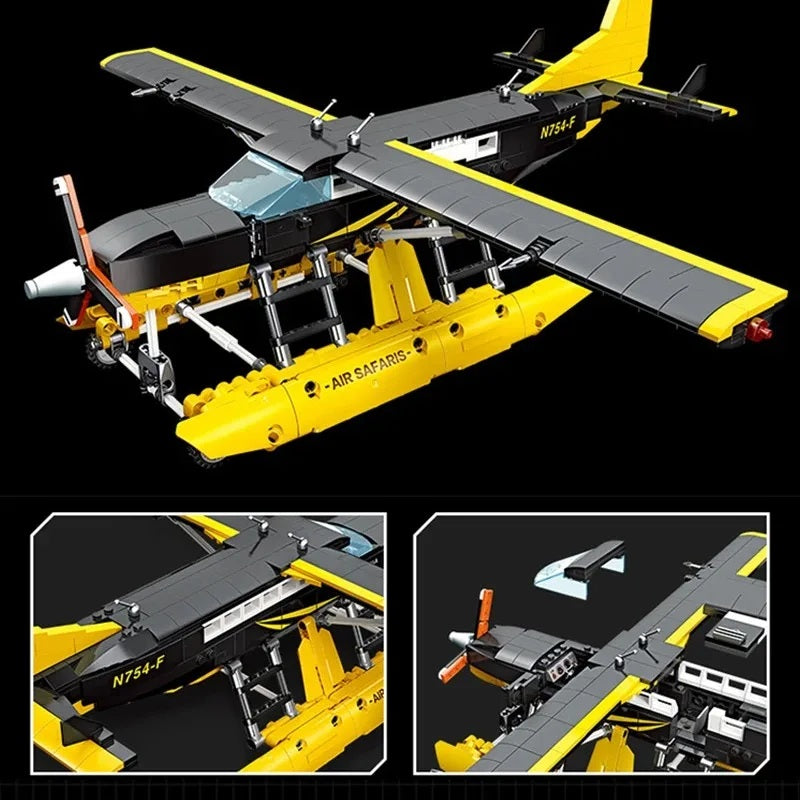 Airplane Building Blocks Set 739pcs.