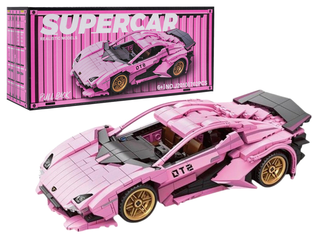 Sports Car Building Blocks Set