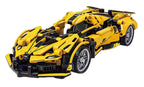 Sports Car Brick Set Yellow 422 pcs.