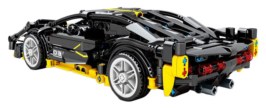 Sports Car Brick Set Black 589pcs.