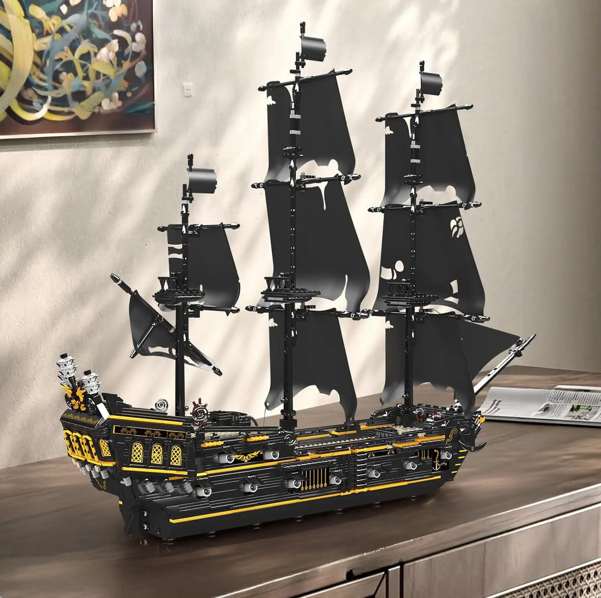 Pirate Ship Black Building Set 3180pcs.