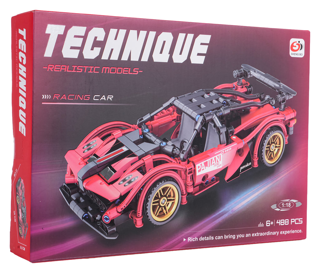 Sports Car Red Blocks 482 pcs.