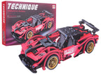Sports Car Red Blocks 482 pcs.