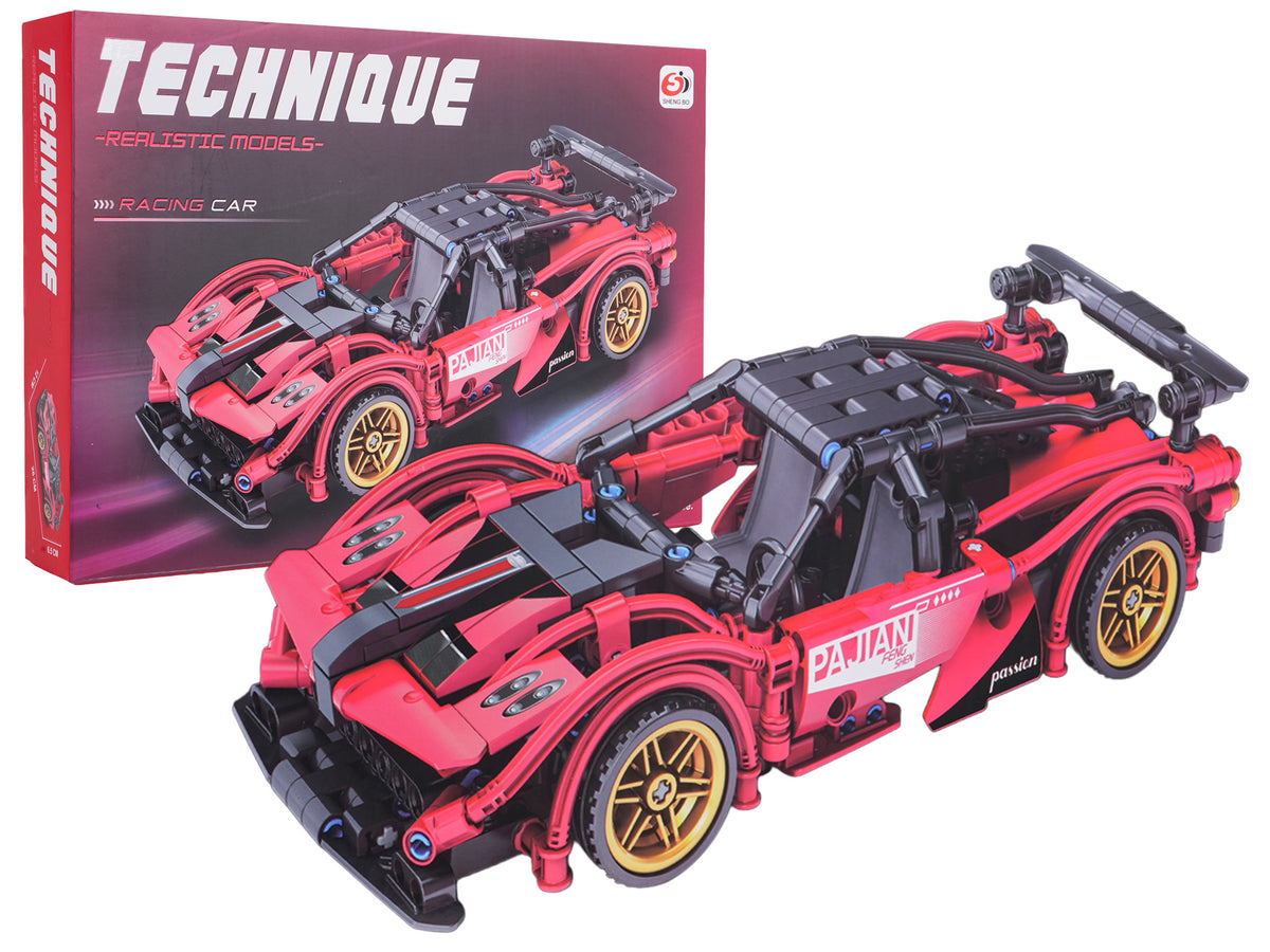 Sports Car Red Blocks 482 pcs.