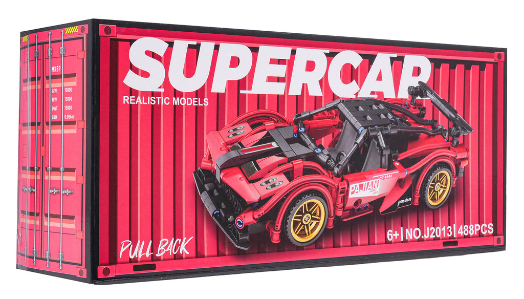 Sports Car Red Brick Set 482 pcs.