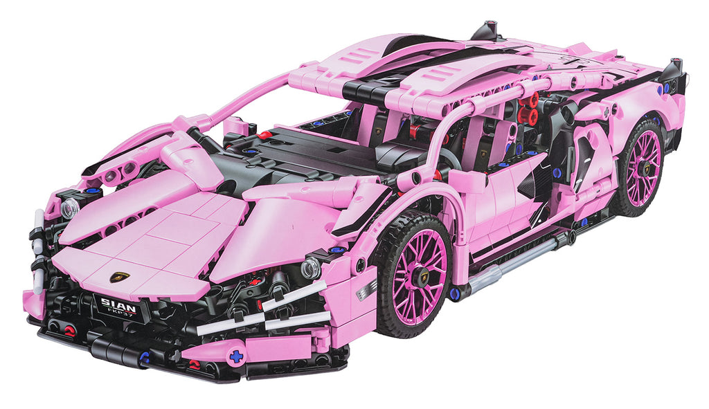 Sports Car Blocks Pink 1280pcs.