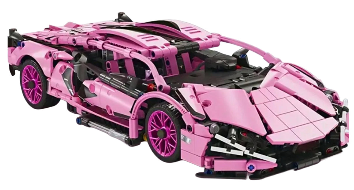 Sports Car Blocks Pink 1280pcs.