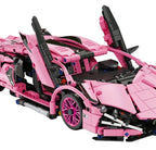 Sports Car Blocks Pink 1280pcs.