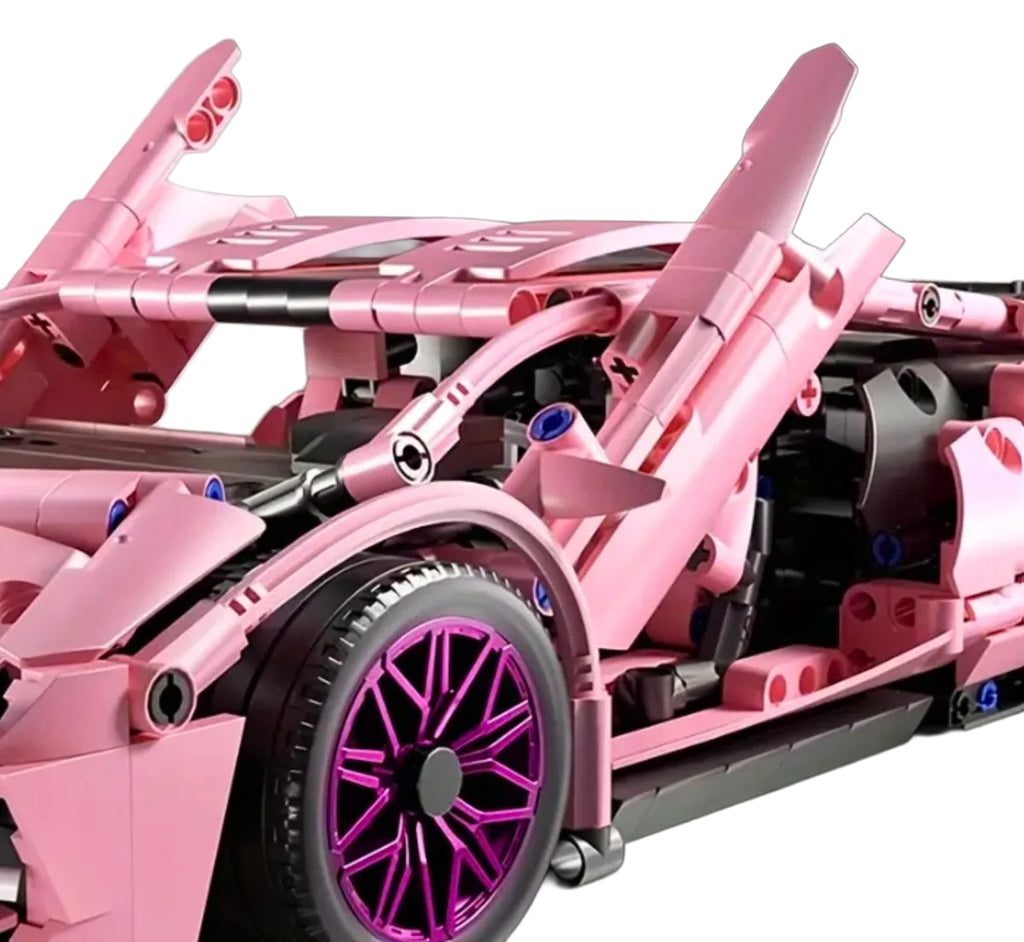 Sports Car Blocks Pink 1280pcs.