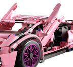 Sports Car Blocks Pink 1280pcs.