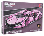 Sports Car Blocks Pink 1280pcs.