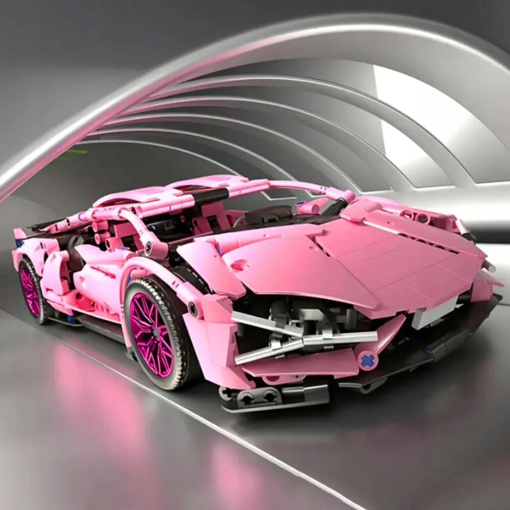 Sports Car Blocks Pink 1280pcs.
