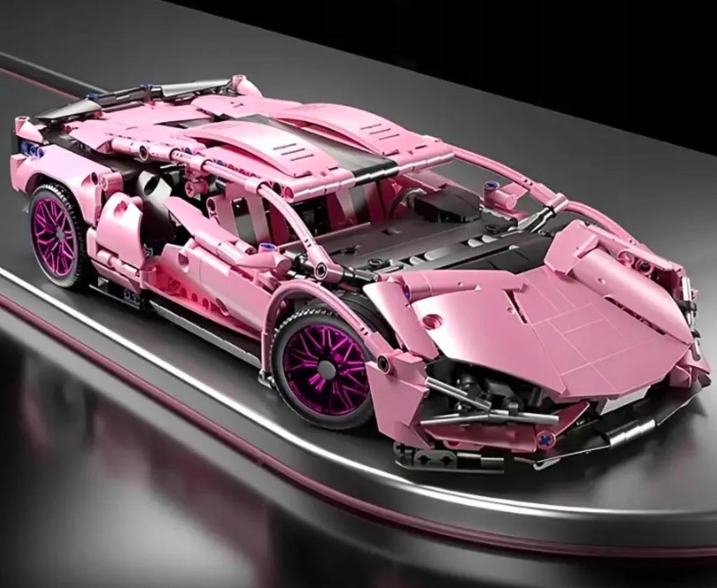 Sports Car Blocks Pink 1280pcs.