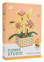 Flowers Sunflowers Blocks Set 550pcs.