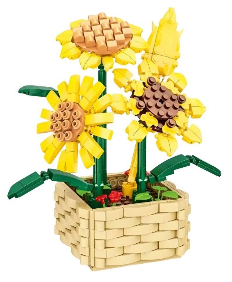Flowers Sunflowers Blocks Set 550pcs.