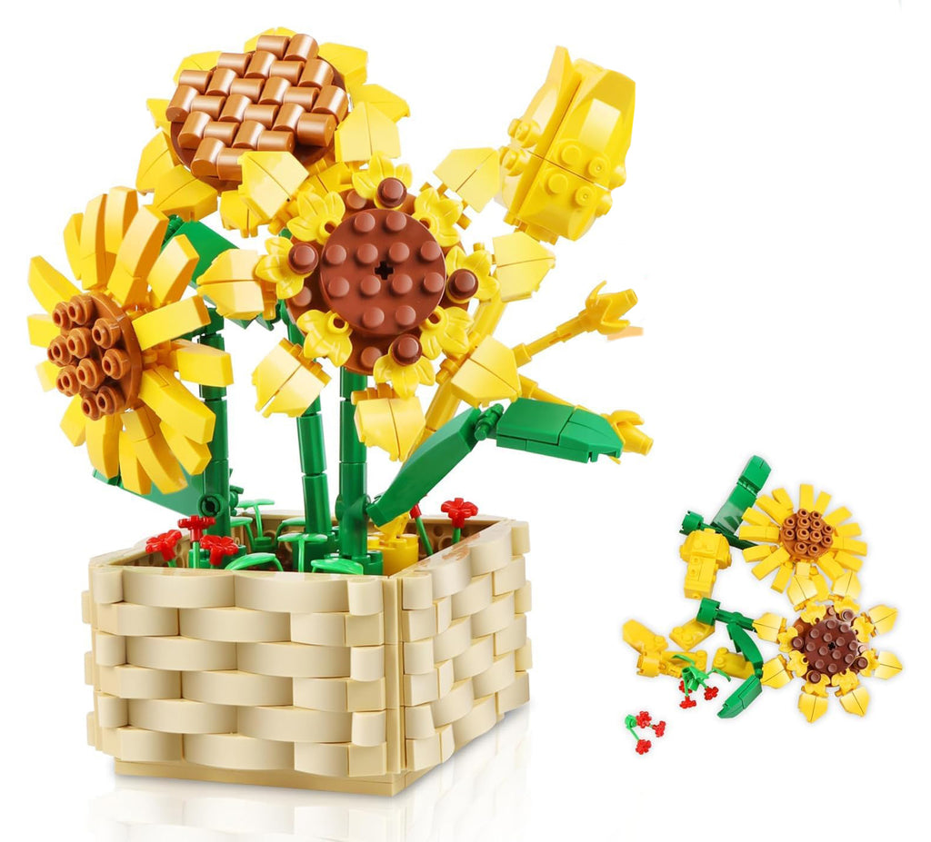 Flowers Sunflowers Blocks Set 550pcs.