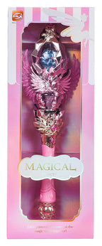 Magic Wand with Light and Sound Function Pink