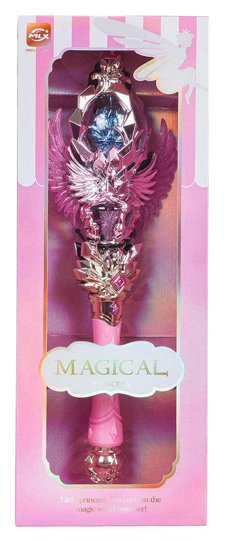 Magic Wand with Light and Sound Function Pink