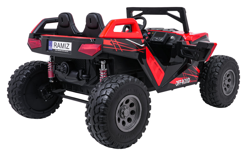 Elektrická buggy RTR Monster Speed 4x4 červená