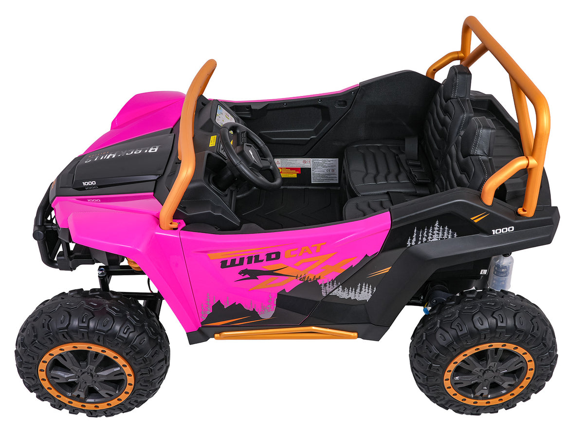 Elektrická buggy Arctic Cat Wildcat XX 24 V – ružová