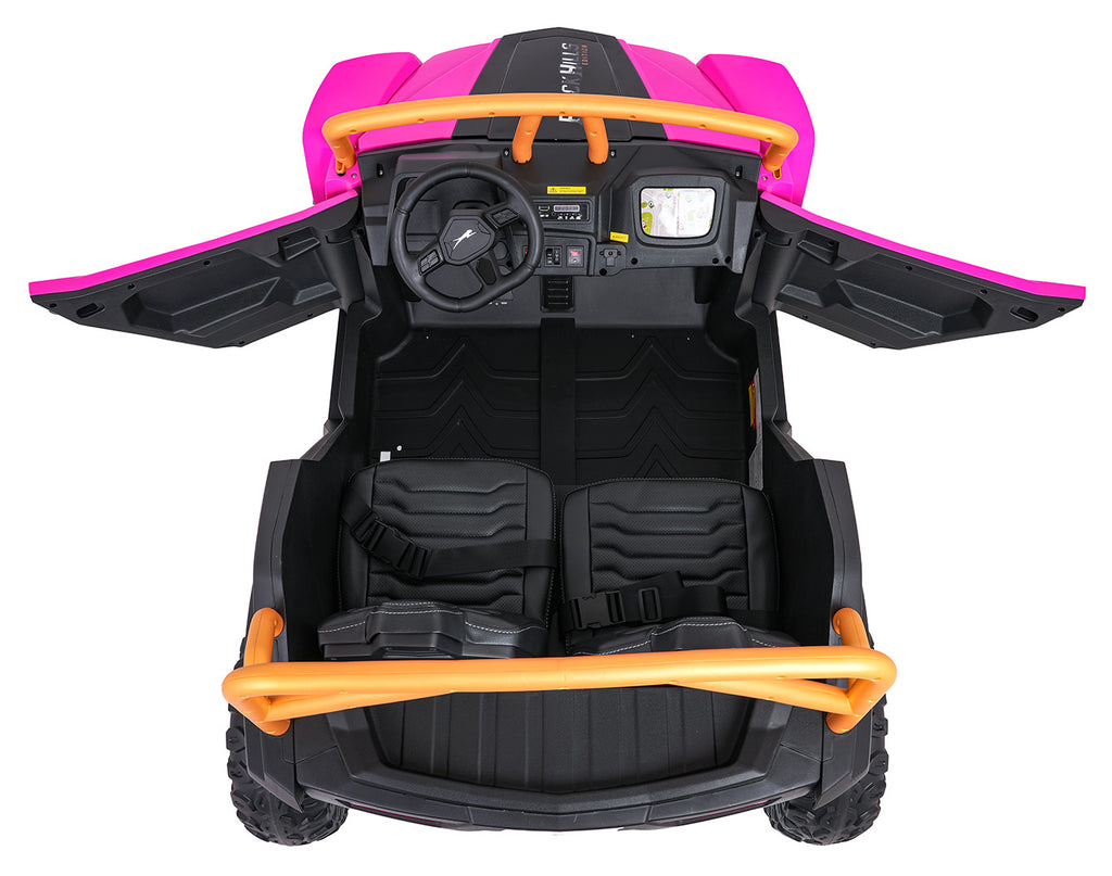 Elektrická buggy Arctic Cat Wildcat XX 24 V – ružová