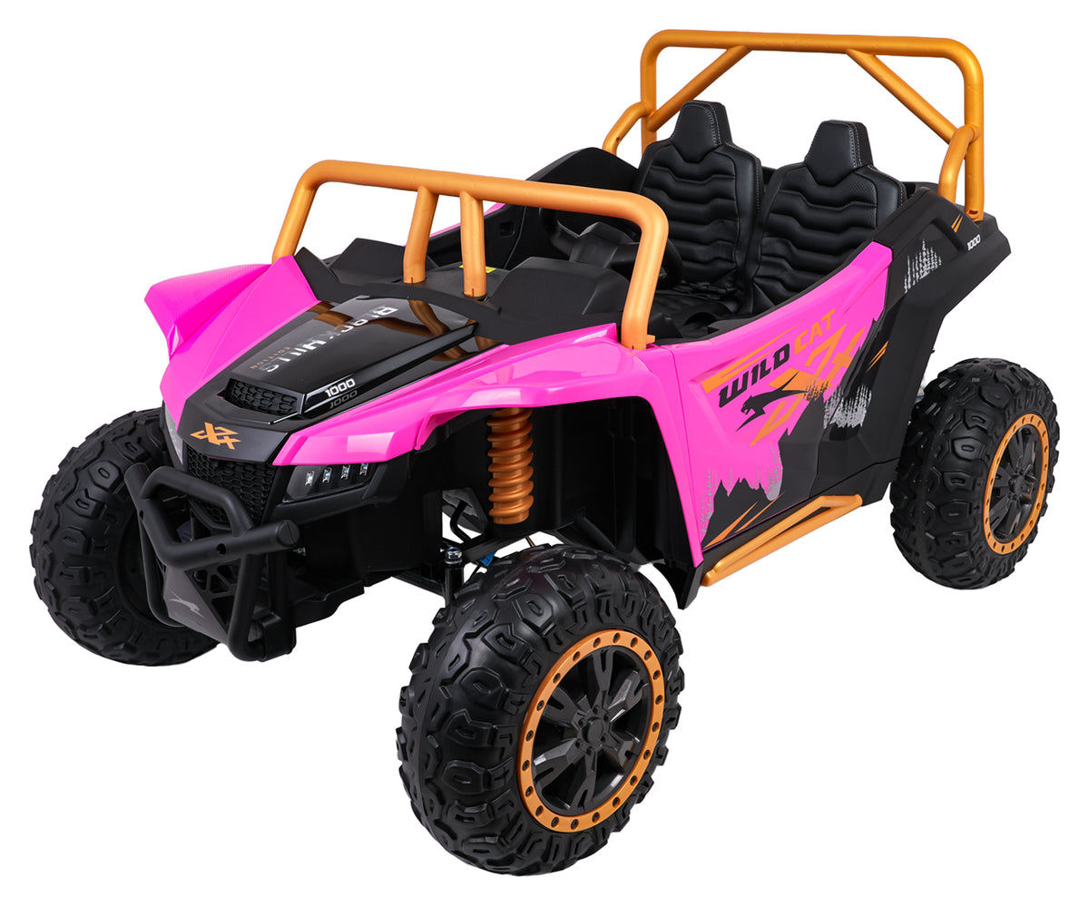 Elektrická buggy Arctic Cat Wildcat XX 24 V – ružová