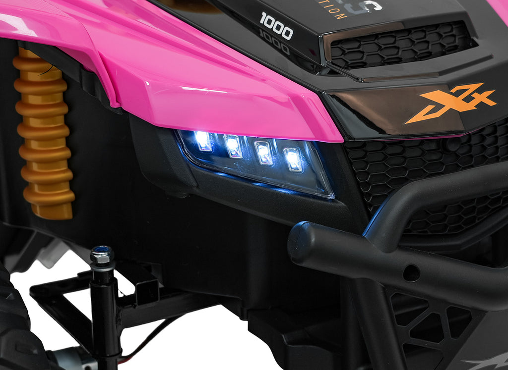 Elektrická buggy Arctic Cat Wildcat XX 24 V – ružová