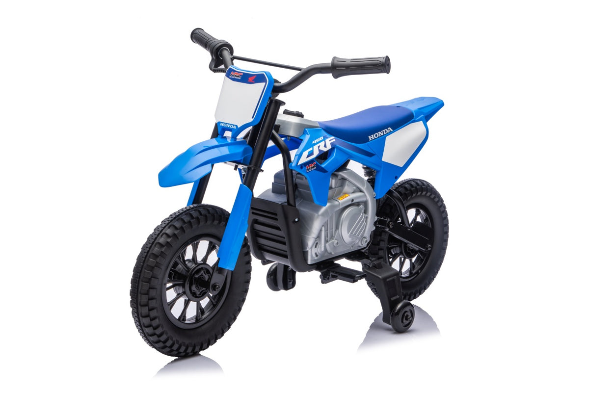 Elektrická motorka Honda CFR450R modrá